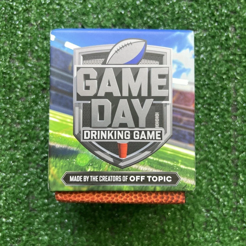Off Topic Game Day Tailgate Party Football Drinking Card Game New Open Box‎